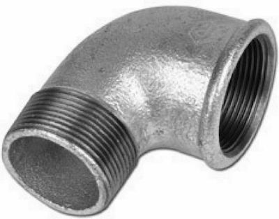 Pipe Elbow Fitting Galvanized 1/2" 114089