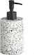 Cyclops Terrazzo Spender Keramik Weiß