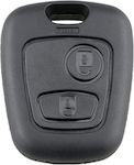 Κέλυφος Κλειδιού Αυτοκινήτου με 2 Κουμπιά για Citroen / Peugeot