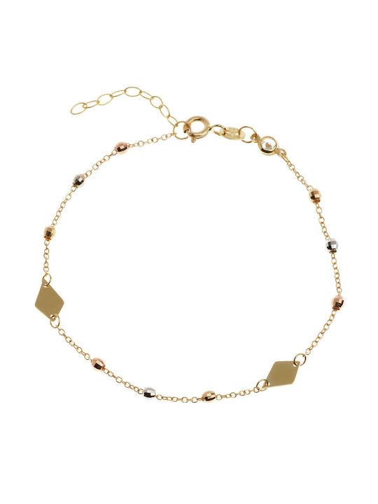 WOMEN'S GOLD BRACELET K14 CODE: 201016