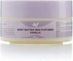 Anaplasis Multivitamin Moisturizing Body Butter with Shea Butter & Vanilla Perfume for All Skin Types 200ml Anaplasis Multivitamin Moisturizing Body Butter with Shea Butter & Vanilla Perfume for All Skin Types 200ml