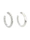 Guess Earrings Hoops made of Silver