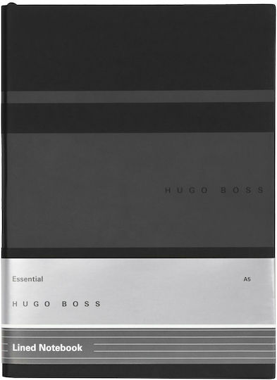 Boss Essential Gear Matrix Σημειωματάριο A5 80 Φύλλων Ριγέ Μαύρο