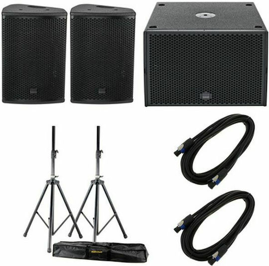 Seeburg Acoustic Line X4/G Sub 1501 Basis Bundle Σετ με Παθητικά Ηχεία PA με Woofer 10"