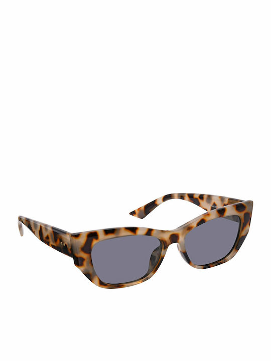 Eyelead L696 Women's Sunglasses with Brown Tartaruga Plastic Frame and Gray Polarized Lens