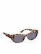 Eyelead L696 Women's Sunglasses with Brown Tartaruga Plastic Frame and Gray Polarized Lens