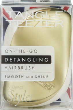 Tangle Teezer Compact Styler Cyber Gold Βούρτσα Μαλλιών για Ξεμπέρδεμα