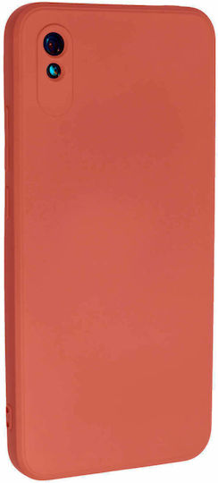 Bodycell Square Liquid Back Cover Silicone Red (Redmi 9A / 9ATRealme 9i)