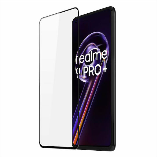 Dux Ducis 9D Закалено стъкло за цялото лице Черен (Realme 9 / 9 Pro+)