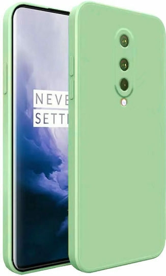 Bodycell Square Liquid Back Cover Σιλικόνης Light Green (OnePlus 8)