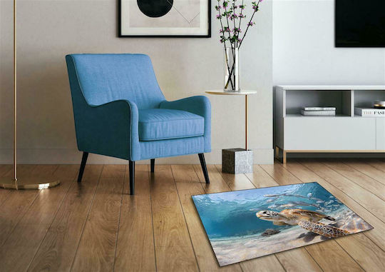 Dimcol Rutschfest Badematte Synthetisch,Polyester/Cotton/Leather Rechteckig Sea Turtle 261 33463058005 Colorful 50x85cm