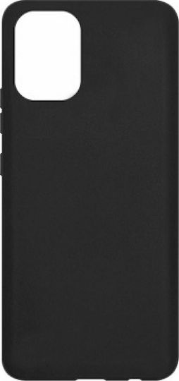Senso Soft Touch Umschlag Rückseite Silikon Schwarz (Realme C35)