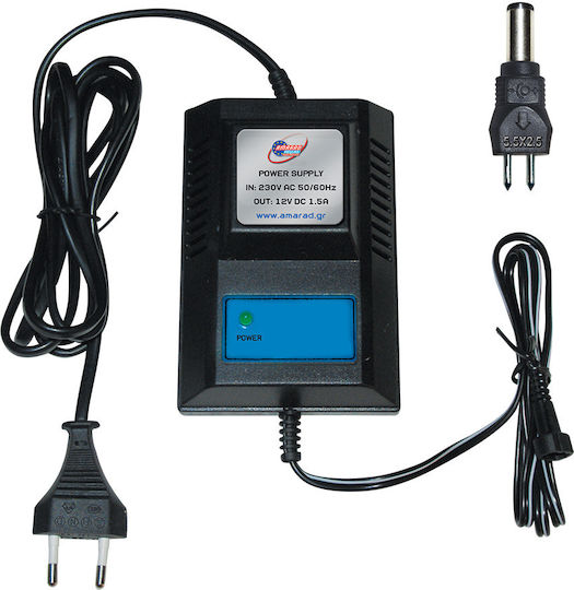 Amarad Universelle Netzadapter 12V 2A mit Leistung 24W mit Steckerset (2.3.3)