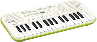 Casio Tastatur mit 32 Standard Berührung Tasten Weiß