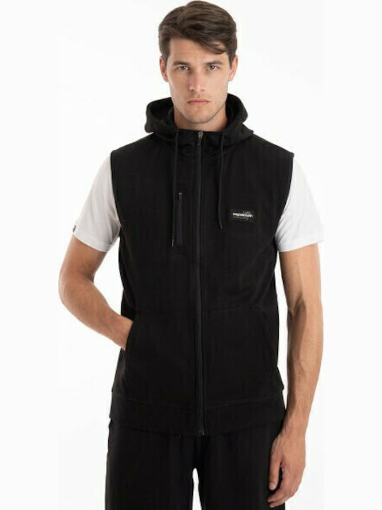Magnetic North Black Hooded Cardigan