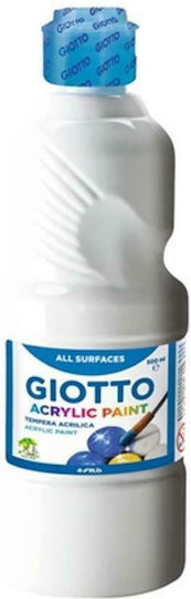Giotto Acrylic Paint Acrylic Paint Set in White color 500ml 1pcs