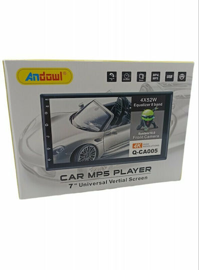Andowl Car Audio System (Bluetooth/USB/WiFi/GPS/Apple-Carplay/Android-Auto) with Touch Screen 7"