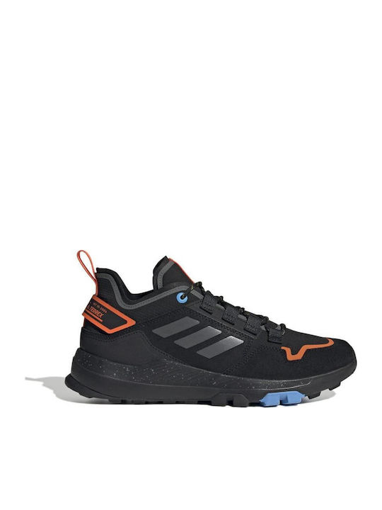 adidas Terrex Hikster Pantofi De Drumeție Pentru Bărbați Core Negri / Gri Five / Portocaliu Impact adidas Terrex Hikster Pantofi De Drumeție Pentru Bărbați Core Negri / Gri Five / Portocaliu Impact