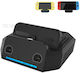 Jys JYS NS201 Charging Station for Switch Portable TV Dock with 2 GC Ports Black