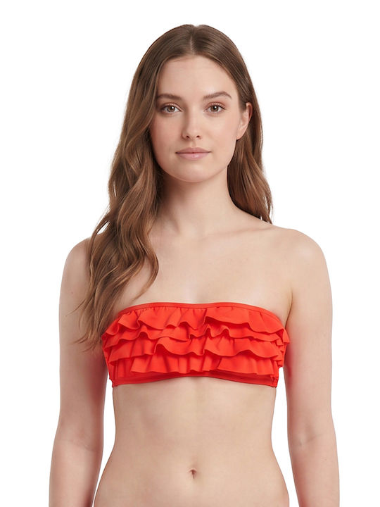 Emerson Strapless Bikini Top Πορτοκαλί