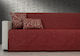 Cotone Sofi Ριχτάρι Πολυθρόνας Chenille 170x180εκ. Μπορντό