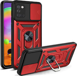 Bodycell Armor Slide Back Cover Πλαστικό Κόκκιν...