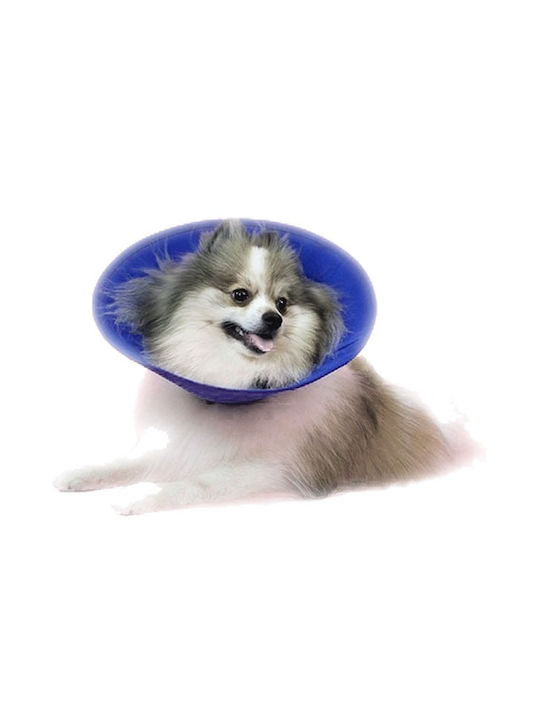 Kvp Elizabethan Dog Collar In Blue Colour XSmall 100mm x 10 - 25cm