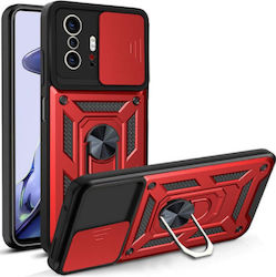 Bodycell Armor Slide Plastic Back Cover Durable Red (Xiaomi 11T / 11T Pro)