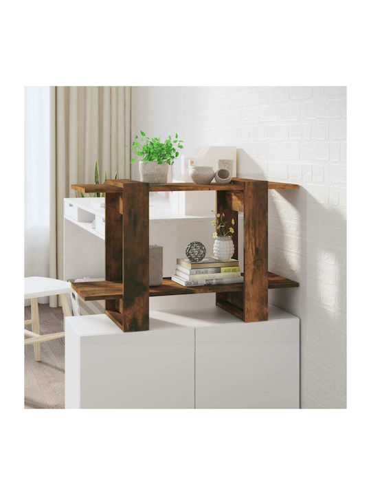 Shelving Unit Floor Smoky Oak 80x30x51cm