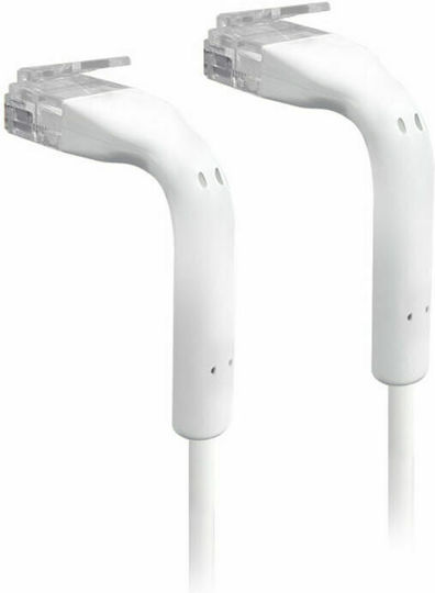Ubiquiti U/UTP Cat.6 (Gigabit) Καλώδιο Δικτύου Ethernet 0.1m Λευκό