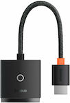 Baseus Lite Series Convertor HDMI masculin în 3.5mm / VGA feminin