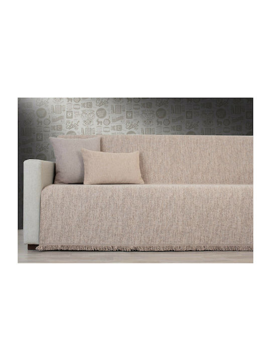 Sofi Ριχτάρι Τετραθέσιου Καναπέ Chenille 170x340εκ. Μπεζ