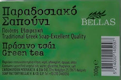 Bellas Πράσινο Τσάι Παραδοσιακό Σαπούνι 100gr