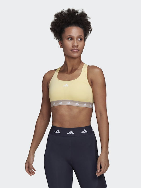 adidas Femei Atletic Sutien sport Almost Yellow / Grey adidas Femei Atletic Sutien sport Almost Yellow / Grey