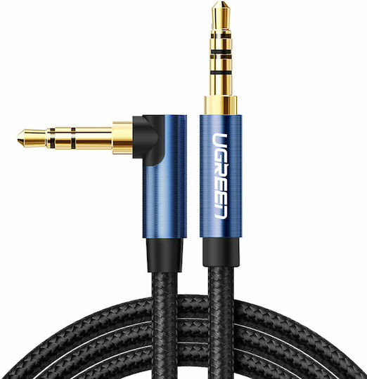 Ugreen TRRS 3.5mm male - 3.5mm male Cable Blue 0.5m (AV112)