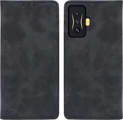 Sonique Vintage Wallet Synthetic Black (Poco F4 GT 5G)