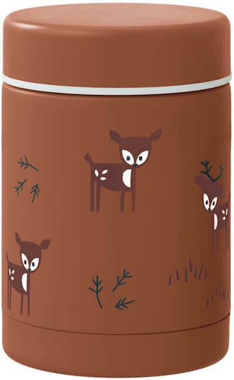 Fresk Deer Amber Baby Thermos für Lebensmittel Edelstahl 300ml