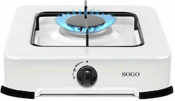 Sogo Countertop Burner Flüssiggas Single Weiß