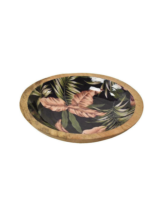 Atmosphera Wooden Decorative Bowl 29x29x6cm