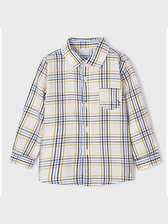 Mayoral Kids Checked Shirt Multicolour