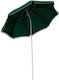 Foldable Beach Umbrella Diameter 2m Green