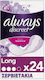 Always Discreet Long Women's Incontinence Pad Heavy Flow 3 Drops 24pcs