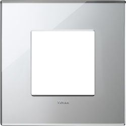 Vimar Eikon Switch Frame 1 Position in Silver C...