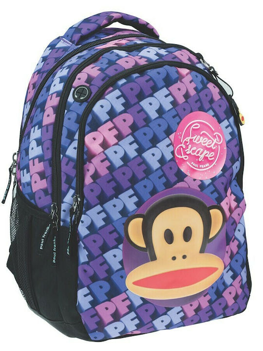 Paul Frank Sweet Escape School Bag Backpack Elementary, Elementary in Purple color