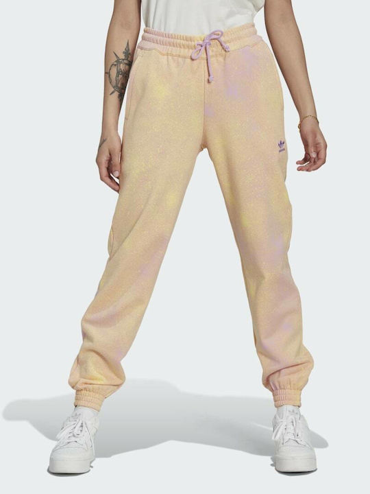 Originals Παντελόνι Φόρμας Bliss Lilac / Almost Yellow