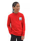 Vans Kids Sweatshirt with Hood Red 1