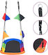 vidaXL Fabric Hanging Swing Nest 70x165cm Multicolour