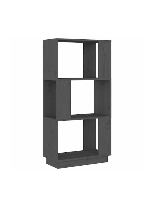 Bookcase Gray 51x25x101cm