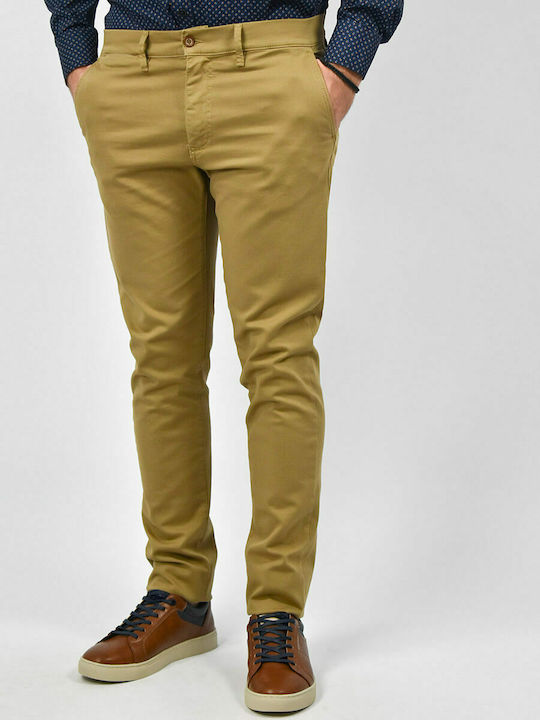 RW03-00003 Pantalon Bărbați Chino Skinny Fit Bej