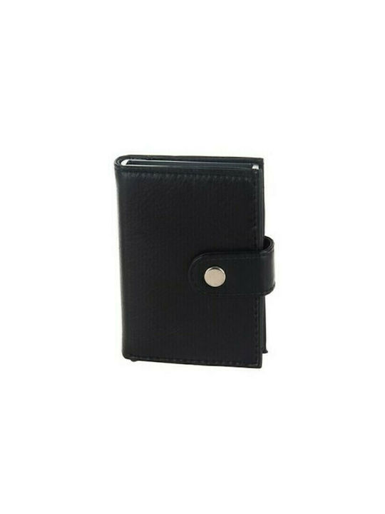 Fetiche Leather Men's Leather Card Wallet Black